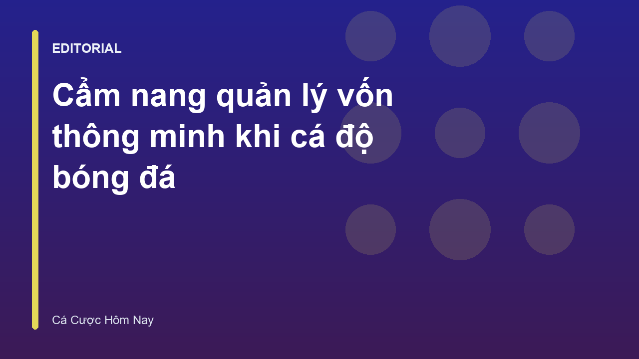 Biểu đồ minh họa quản lý vốn trong cá cược bóng đá